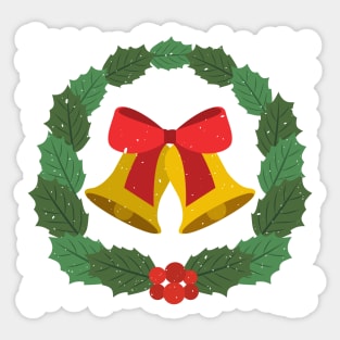 Ringing in Christmas Sticker